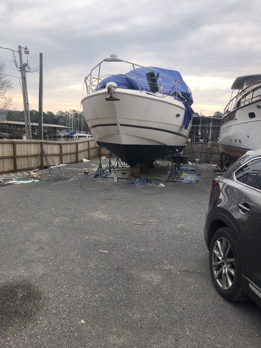 44' Cruisers hauled out