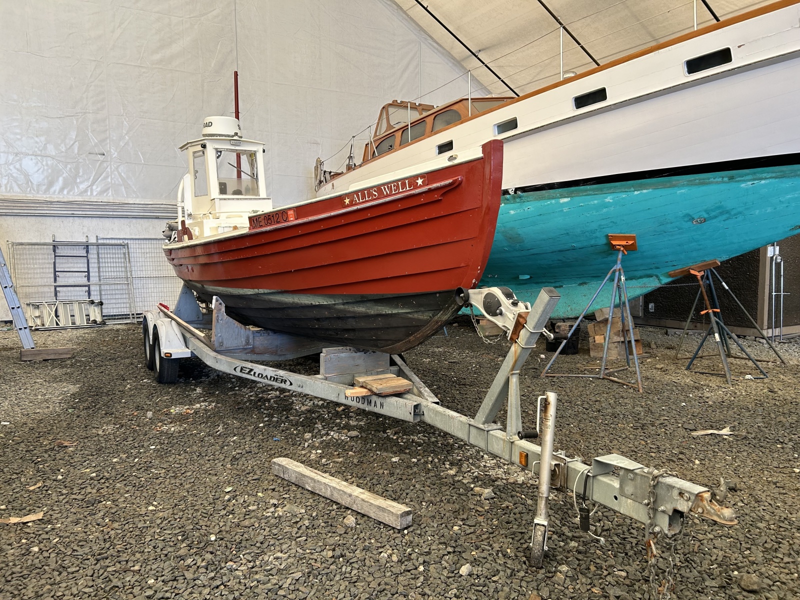 Dory in storage