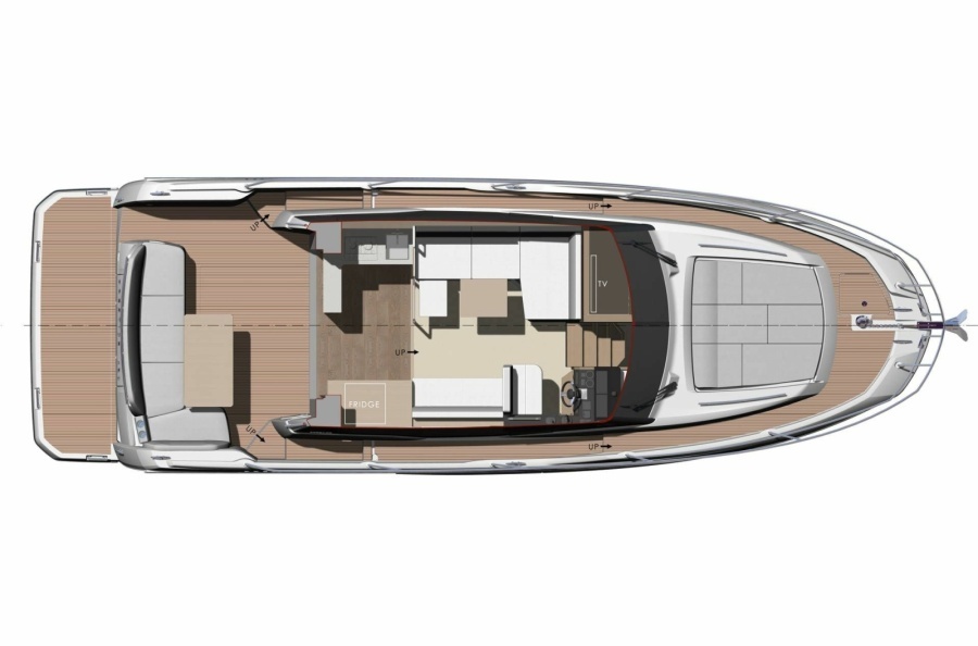 2020 Prestige 420S - Salon & Cockpit Layout