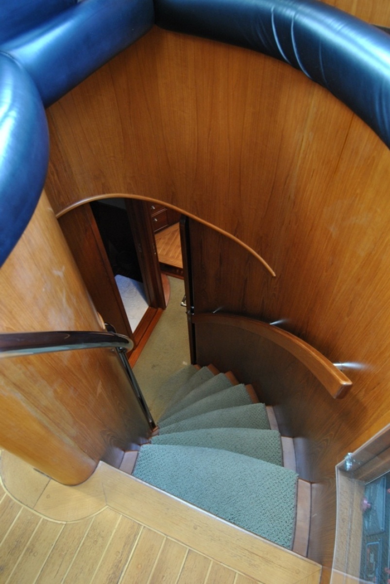Companionway Stairs to Guest Staterooms