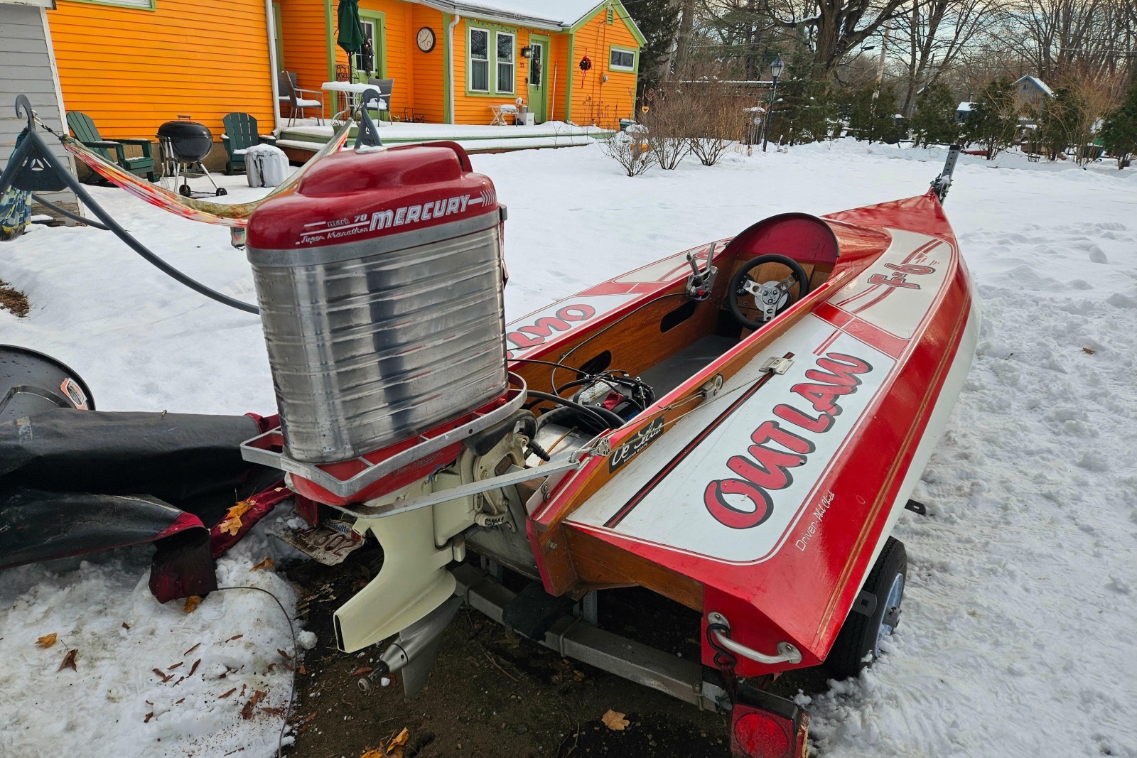 1987 Custom 13' De Silva F Class Akly Race Boat
