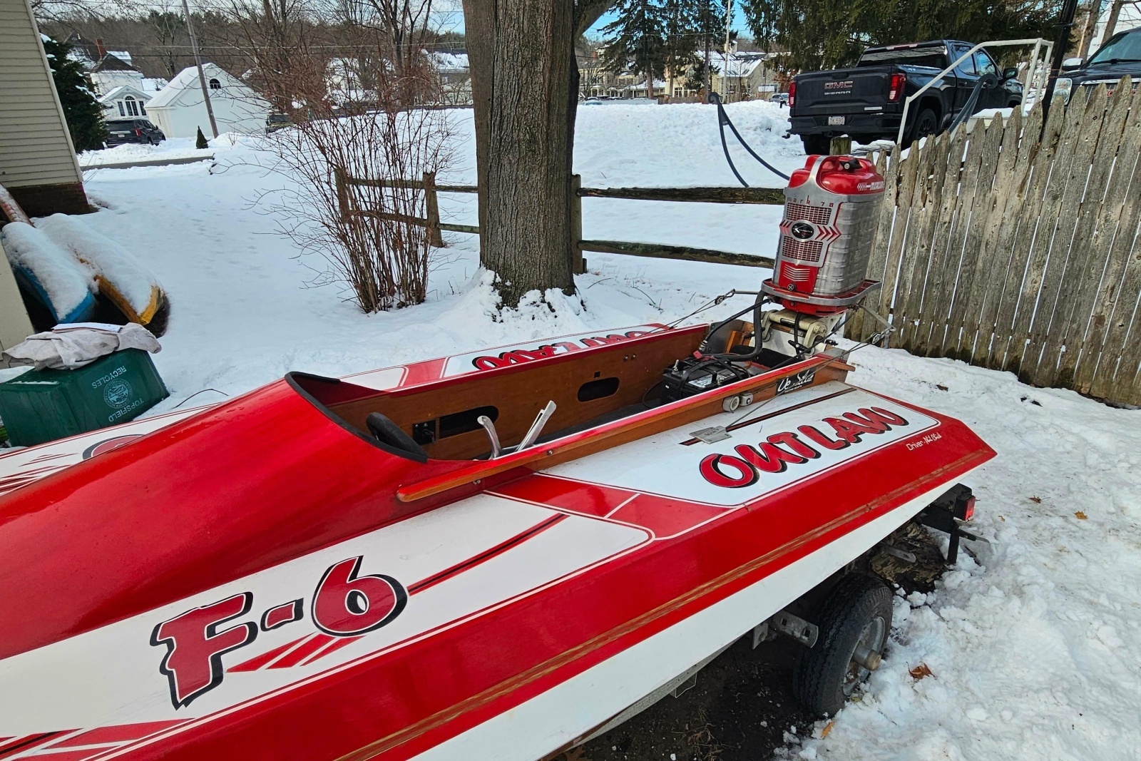 1987 Custom 13' De Silva F Class Akly Race Boat