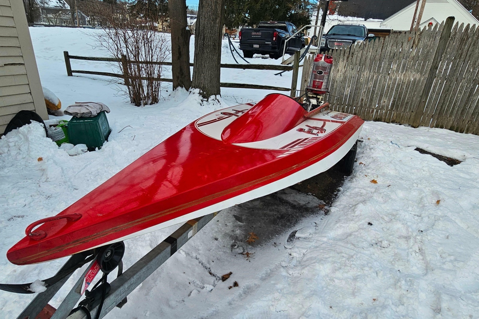 1987 Custom 13' De Silva F Class Akly Race Boat