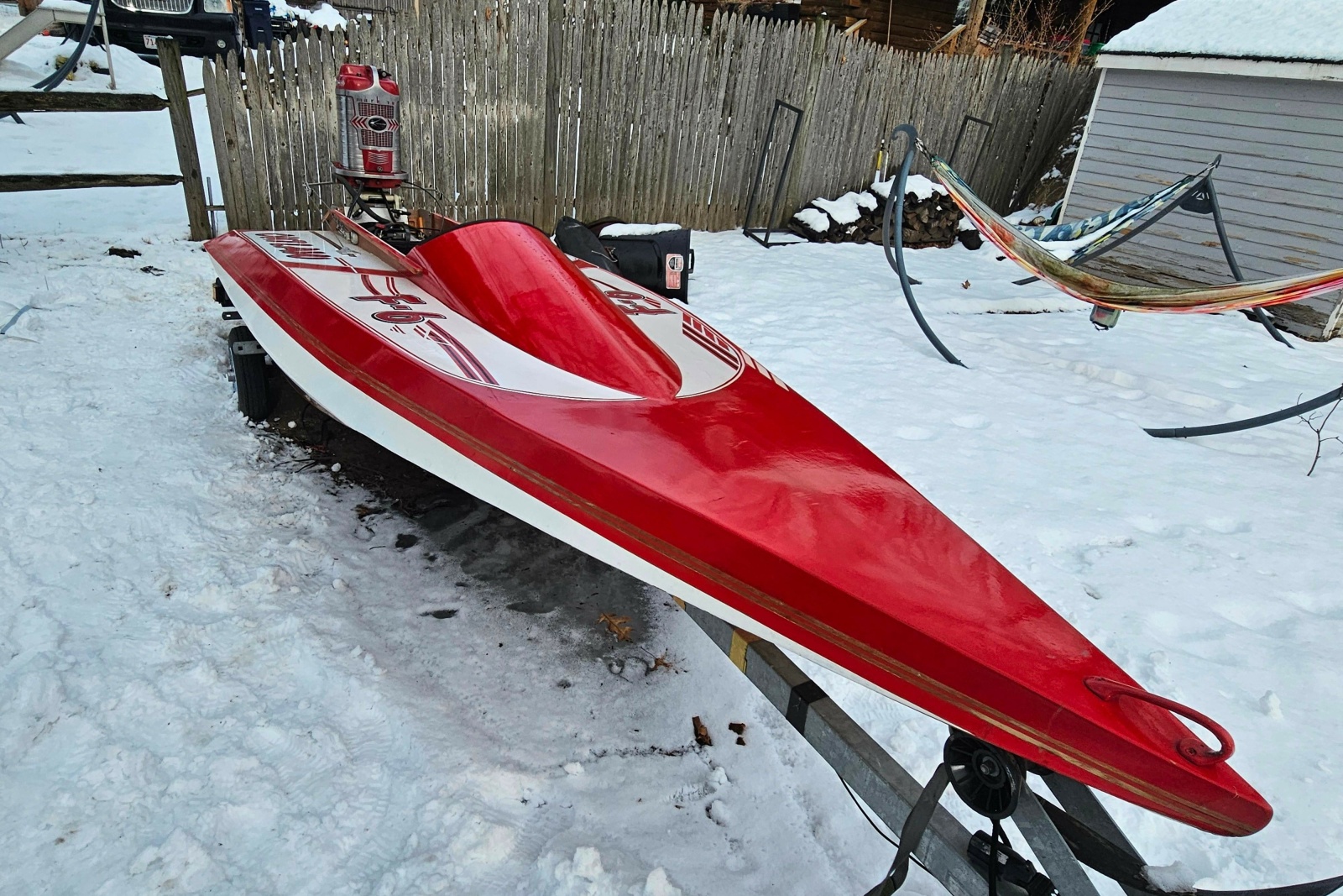 1987 Custom 13' De Silva F Class Akly Race Boat