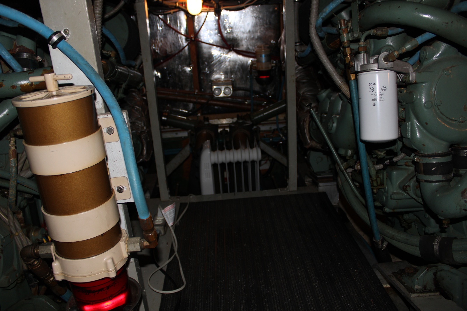 42 ft Bertram - Engine Room