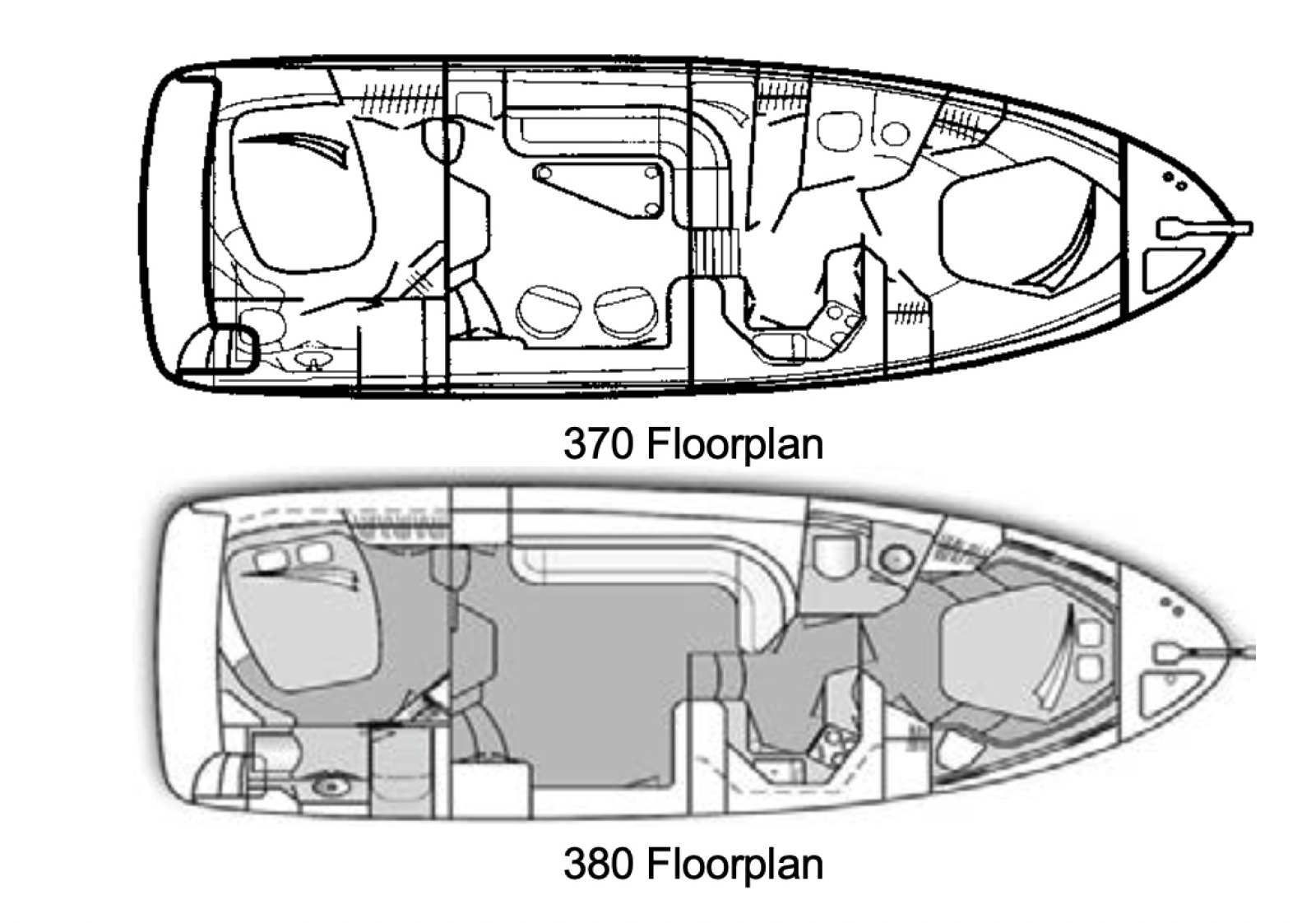 2001 Sea Ray 380 Aft Cabin