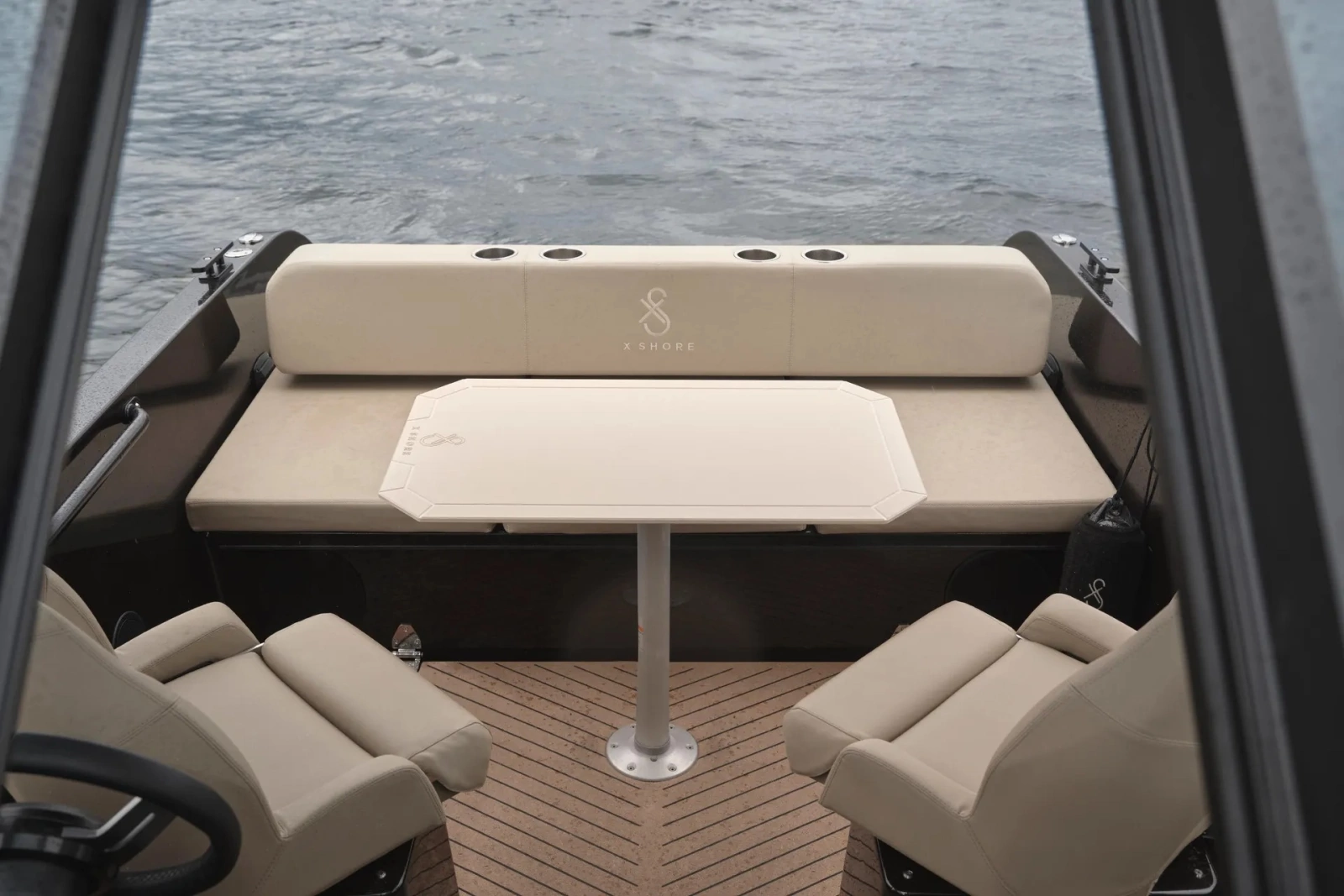 X Shore 1 Cockpit Seating