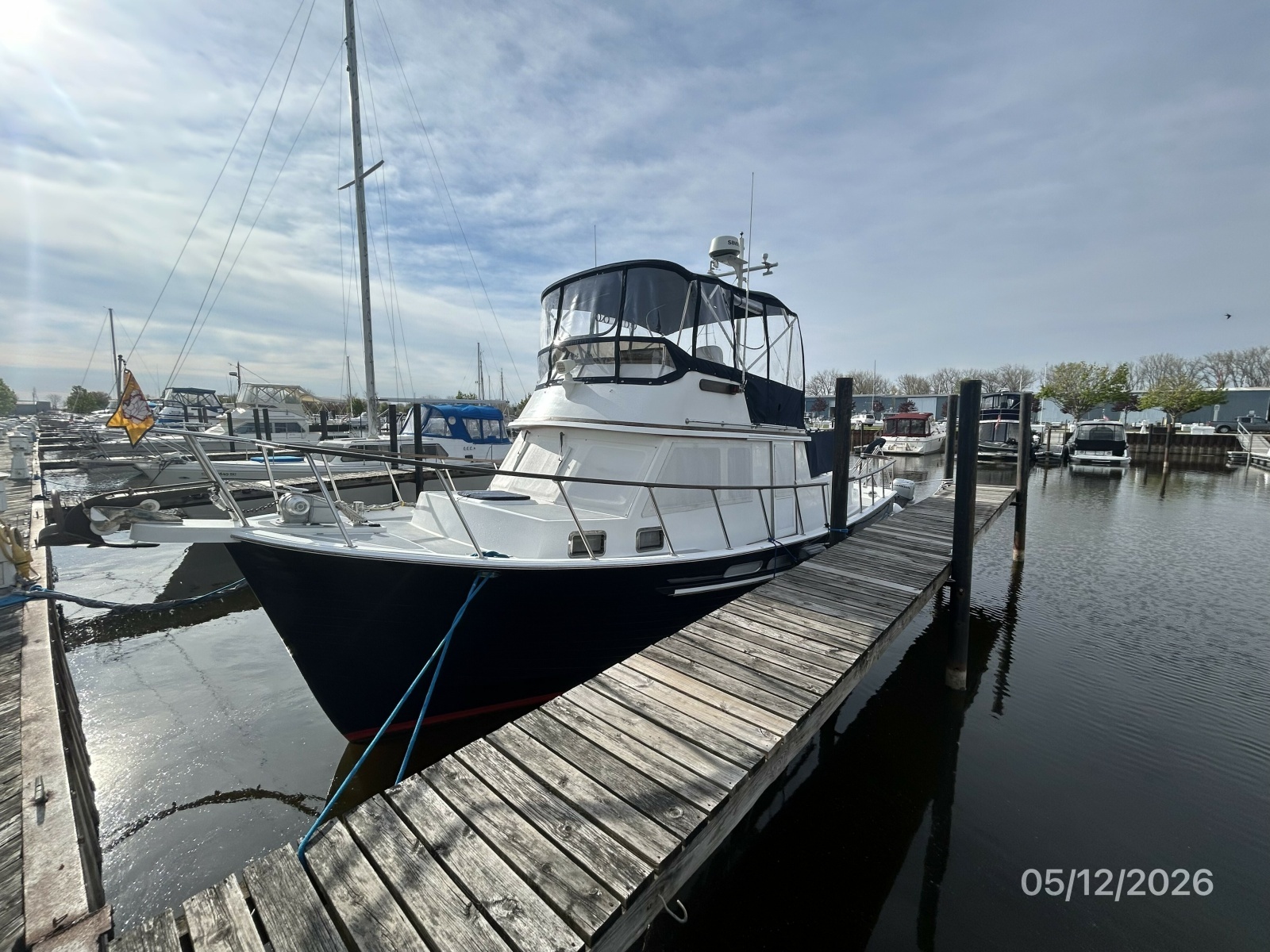 36' Monk port forward profile