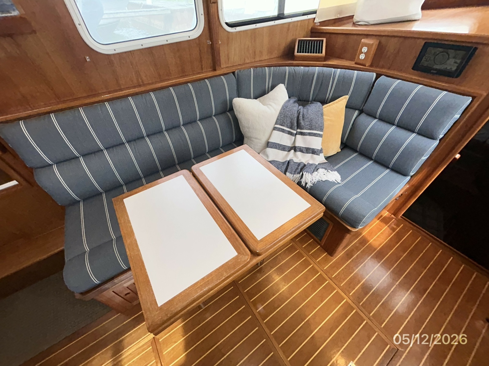 36' Monk salon port forward seating