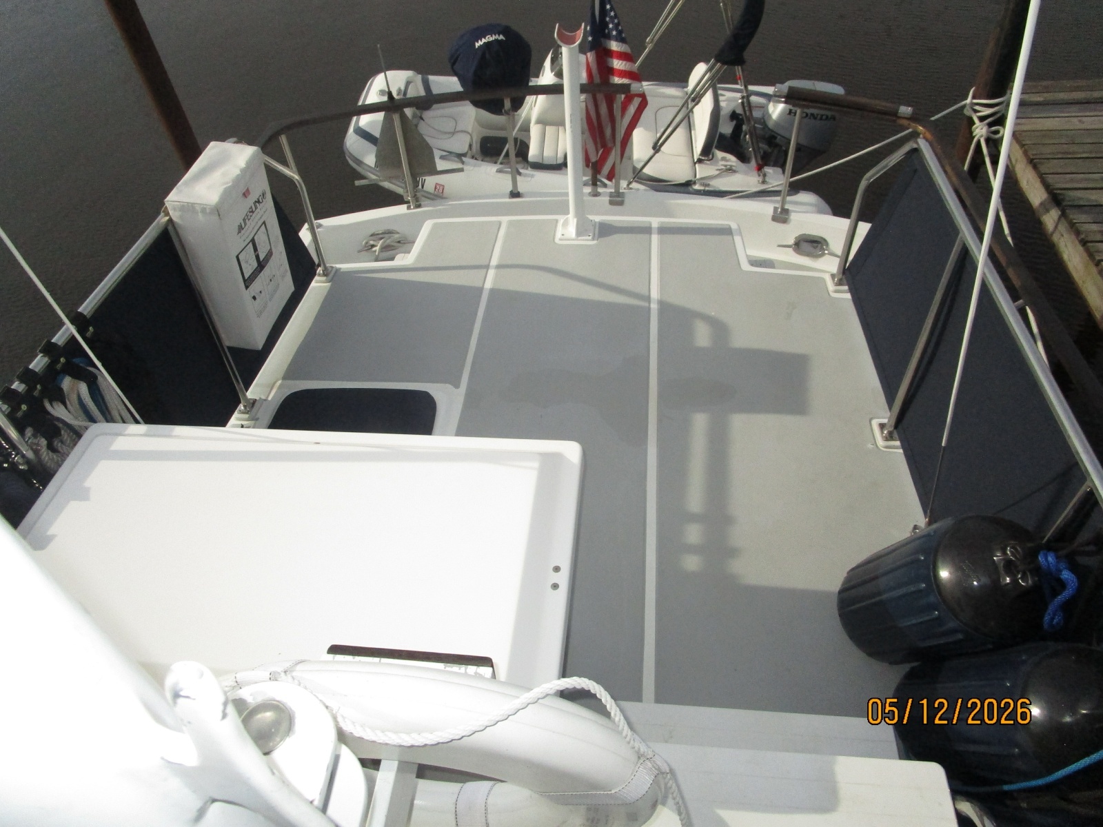 36' Monk trunk cabin aft