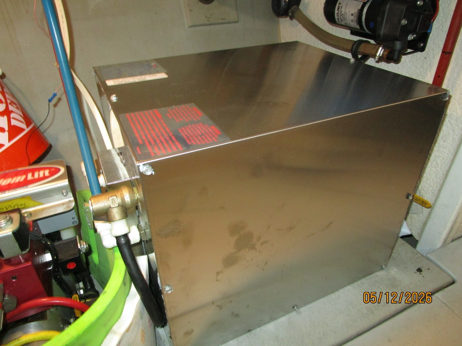 36' Monk water heater