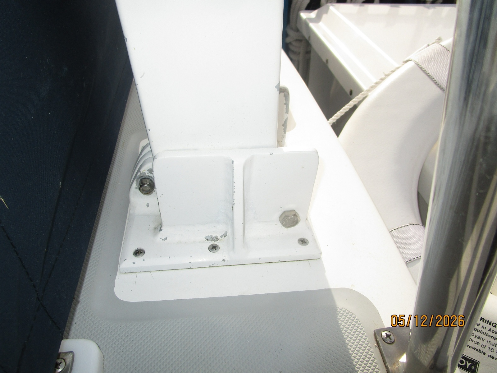 36' Monk mast base hinge