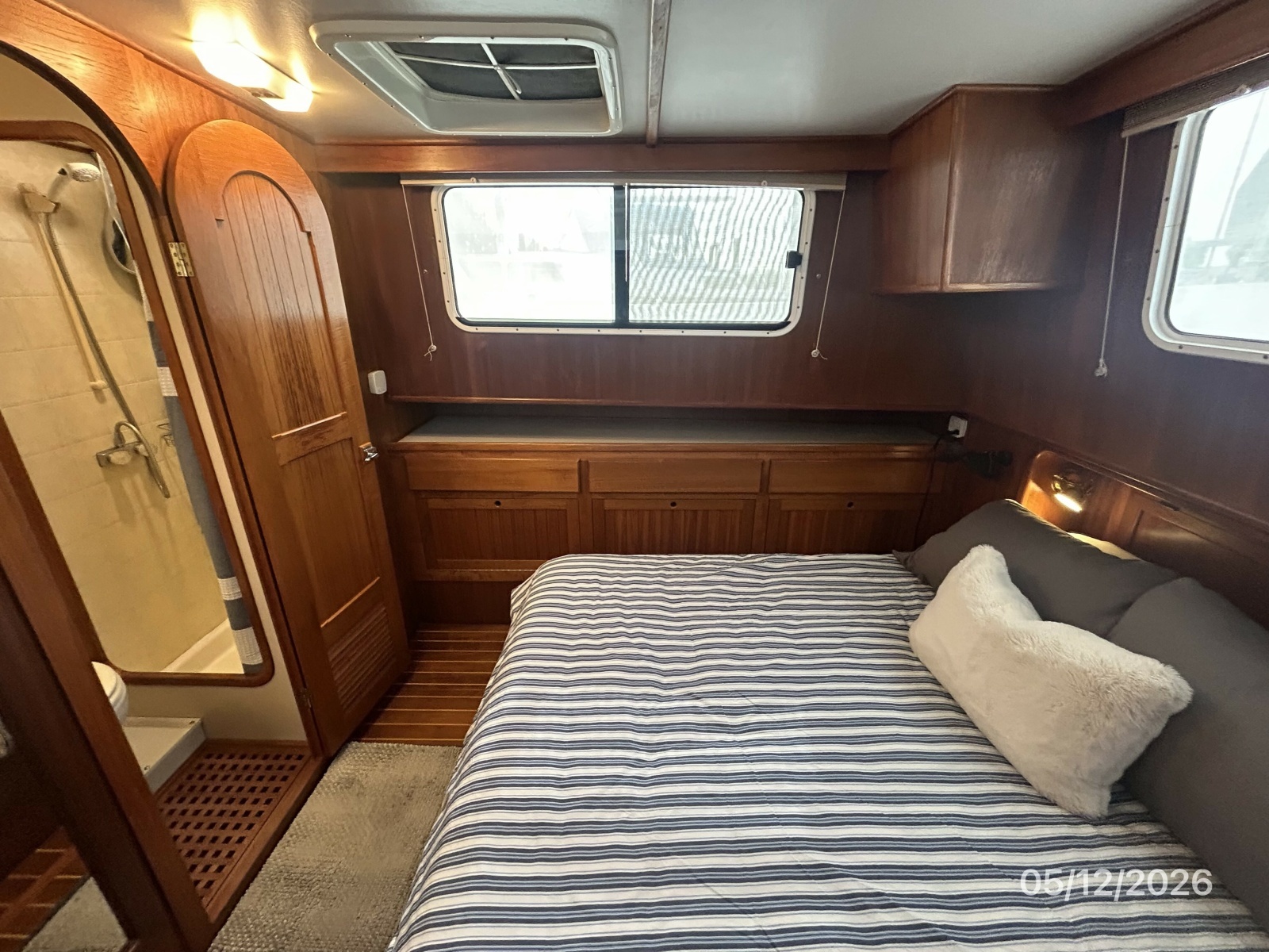 36' Monk master stateroom starboard