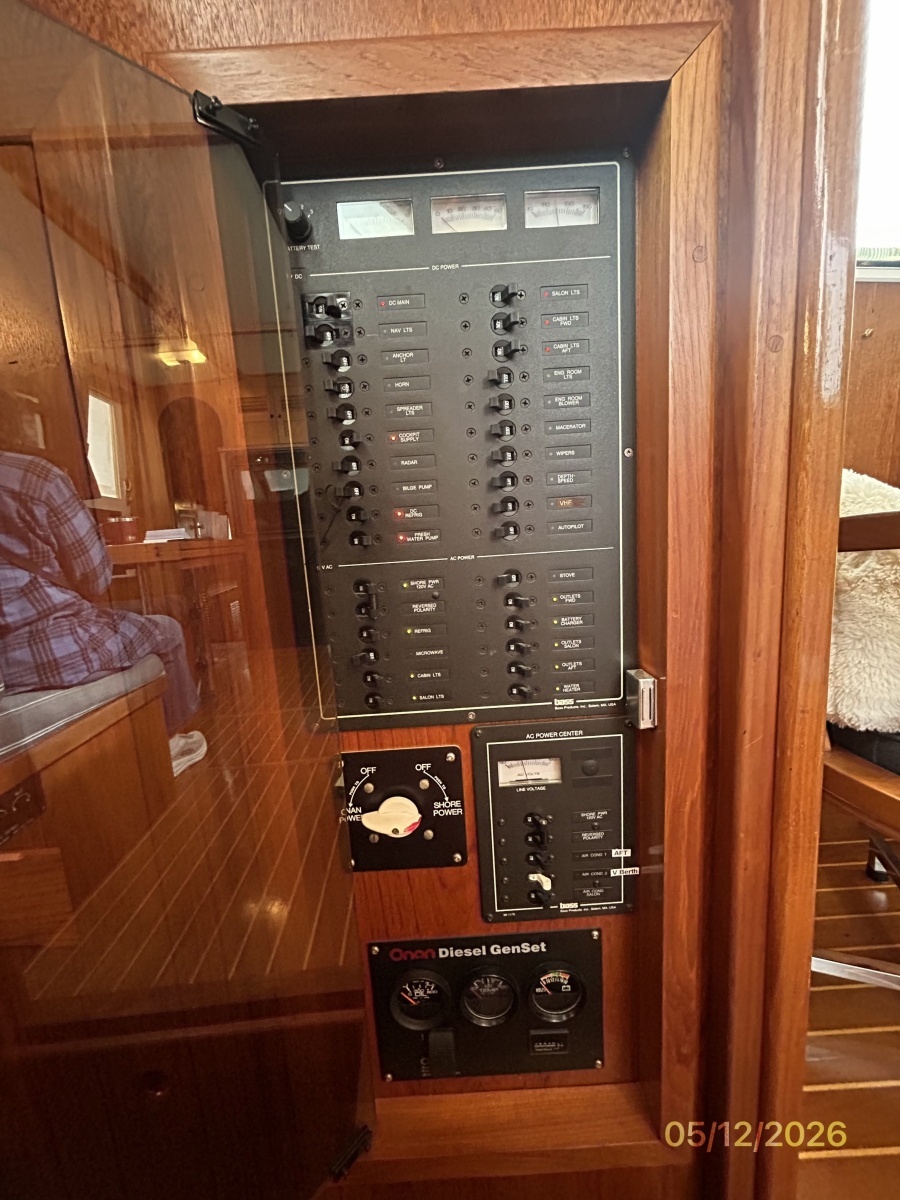 36' Monk electrical panel