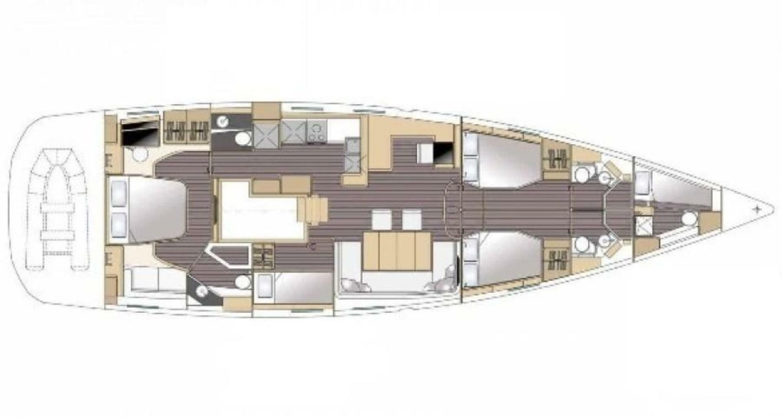 Bodhisattva 64ft Jeanneau Yacht For Sale