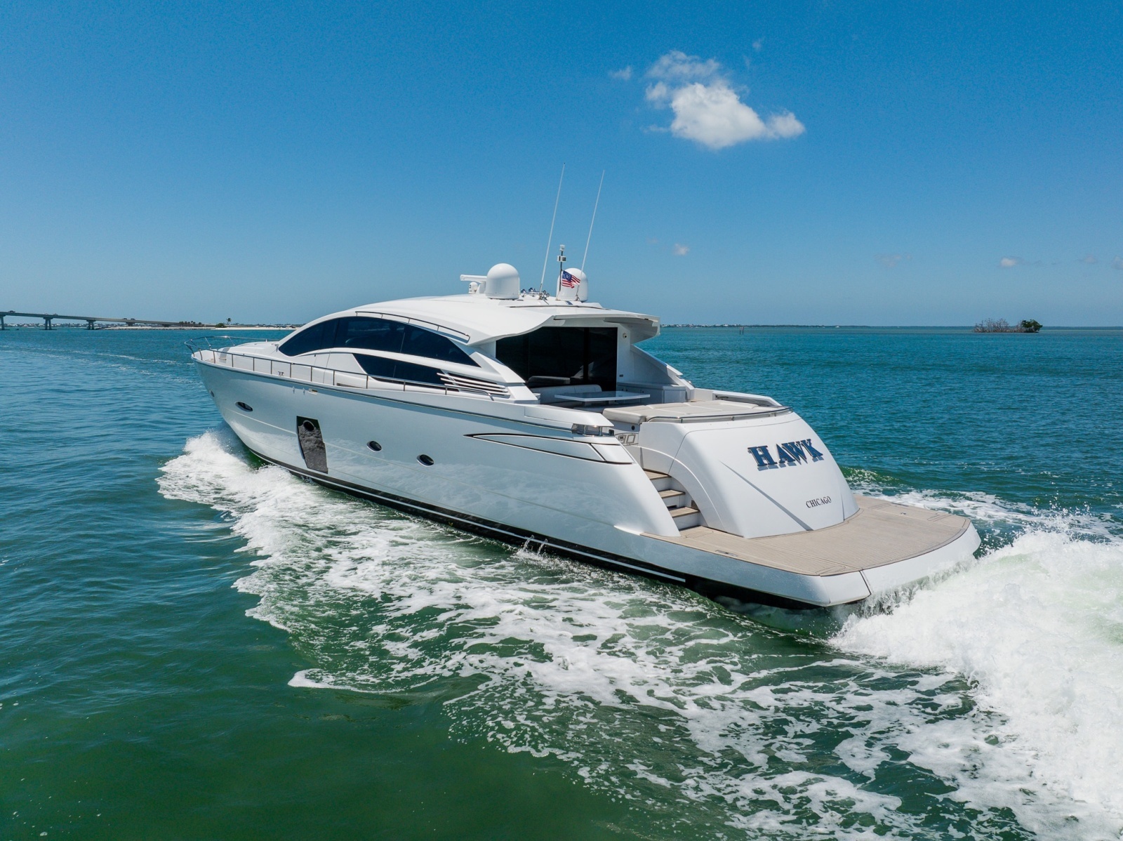HAWK 80ft Pershing Yacht For Sale