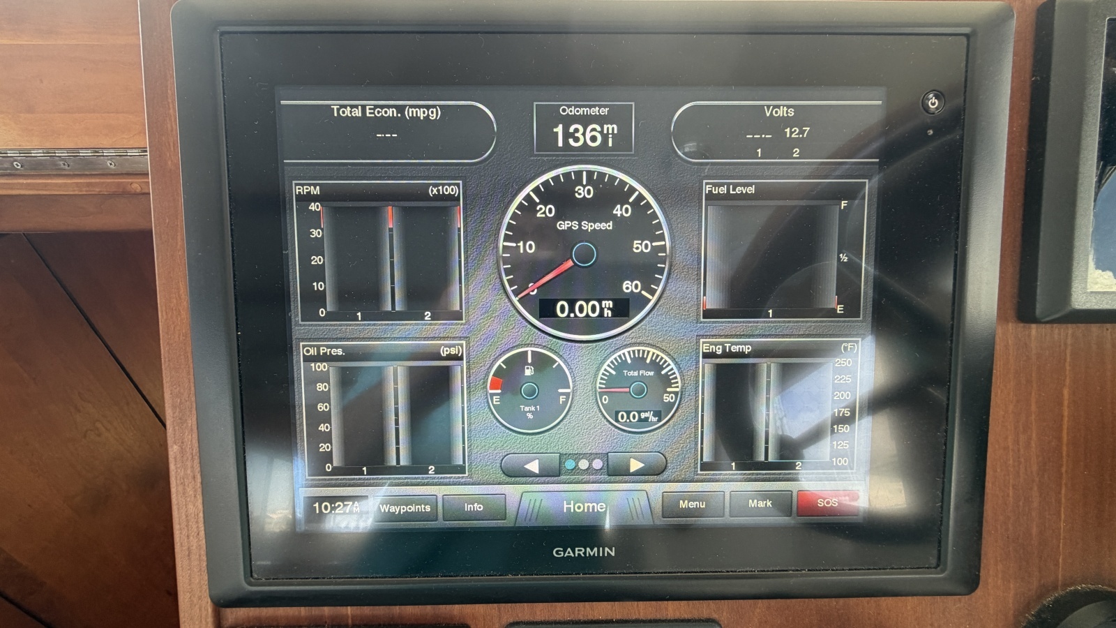 2 Multifunction Garmin Displays