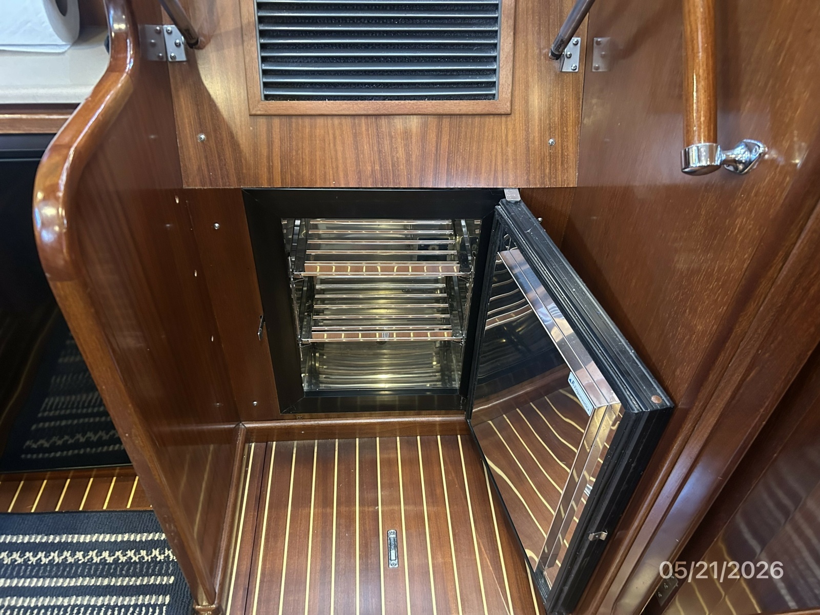 43' Menorquin galley freezer