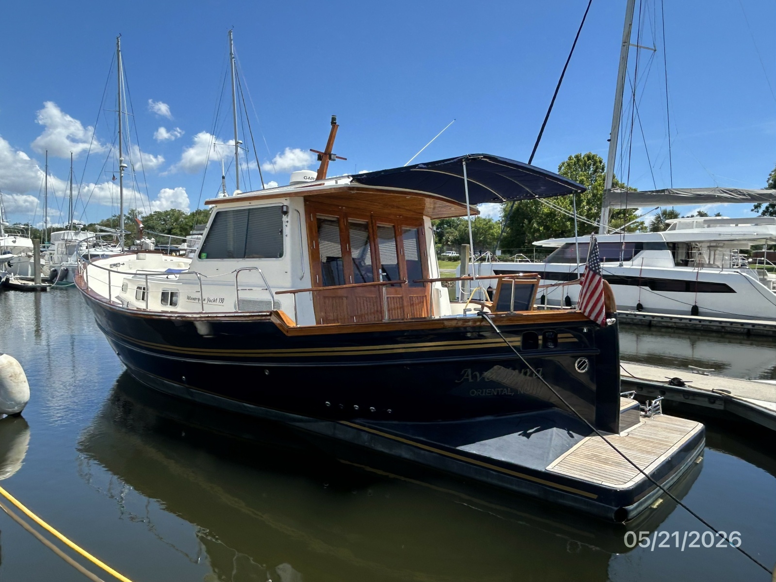 43' Menorquin port aft profile2