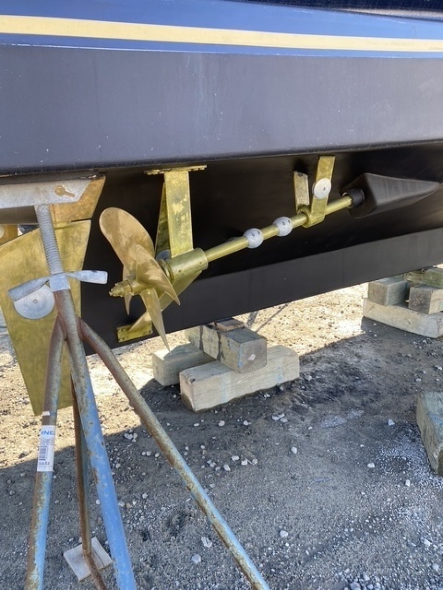 43' Menorquin starboard running gear