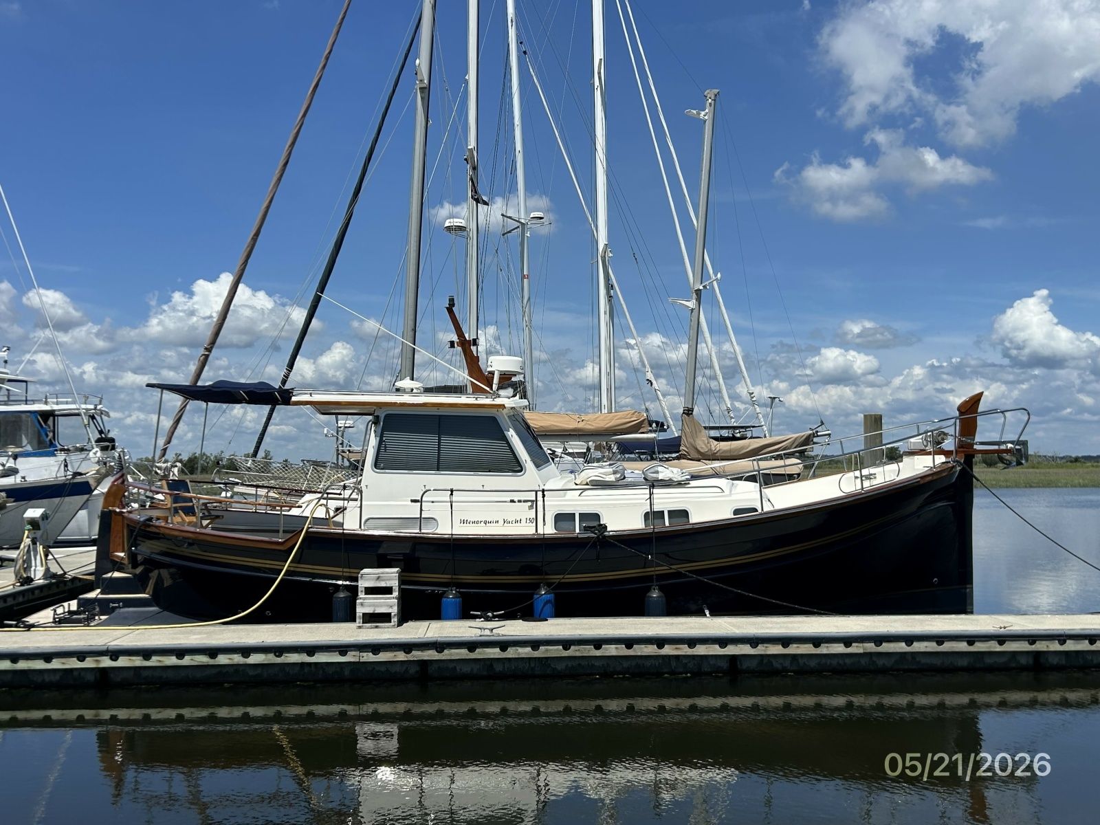 43' Menorquin starboard profile