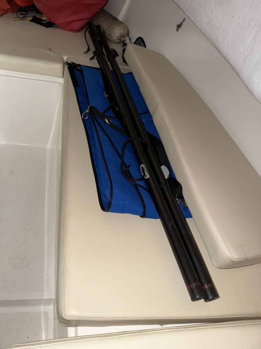 New Bimini & supports