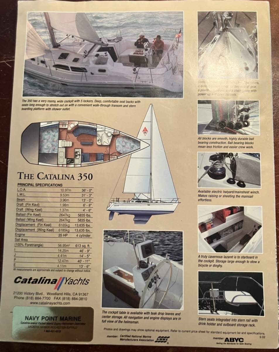 2004 Catalina Catalina 350