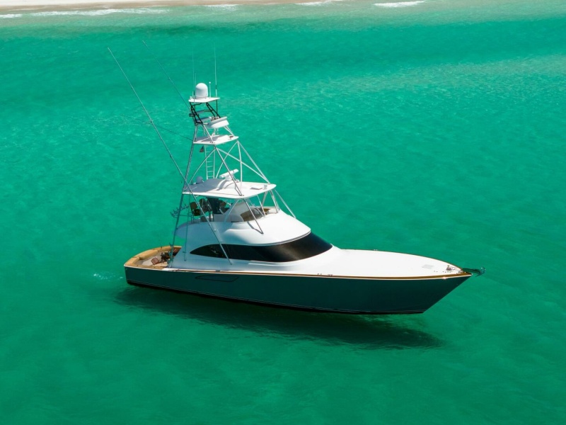 2015 Viking 62 Convertible- Gas Money- STBD Profile 