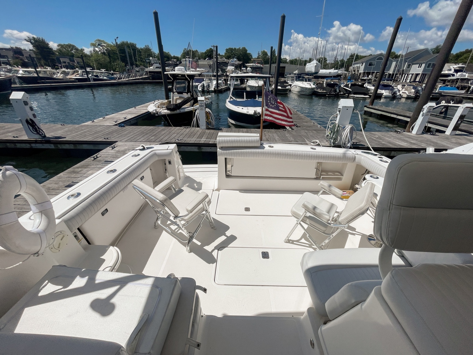 2004 Tiara 3800 Open aft deck