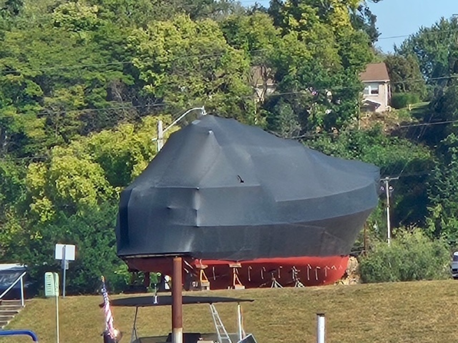 42' Hatteras winter cover2