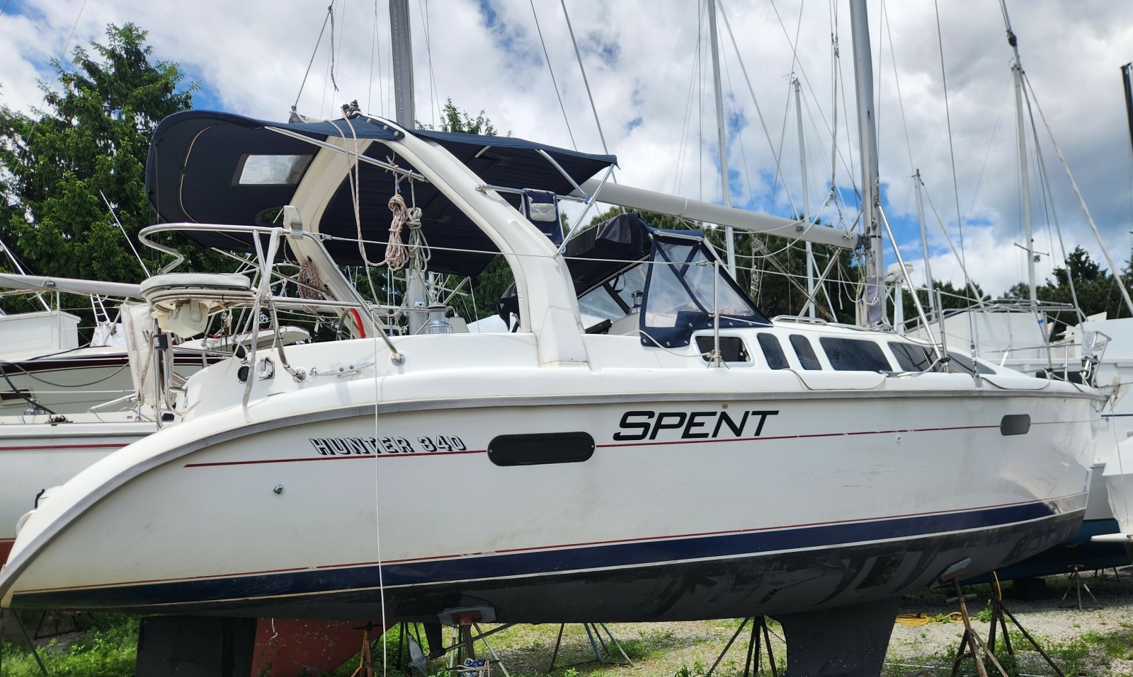 34ft Hunter Yacht For Sale