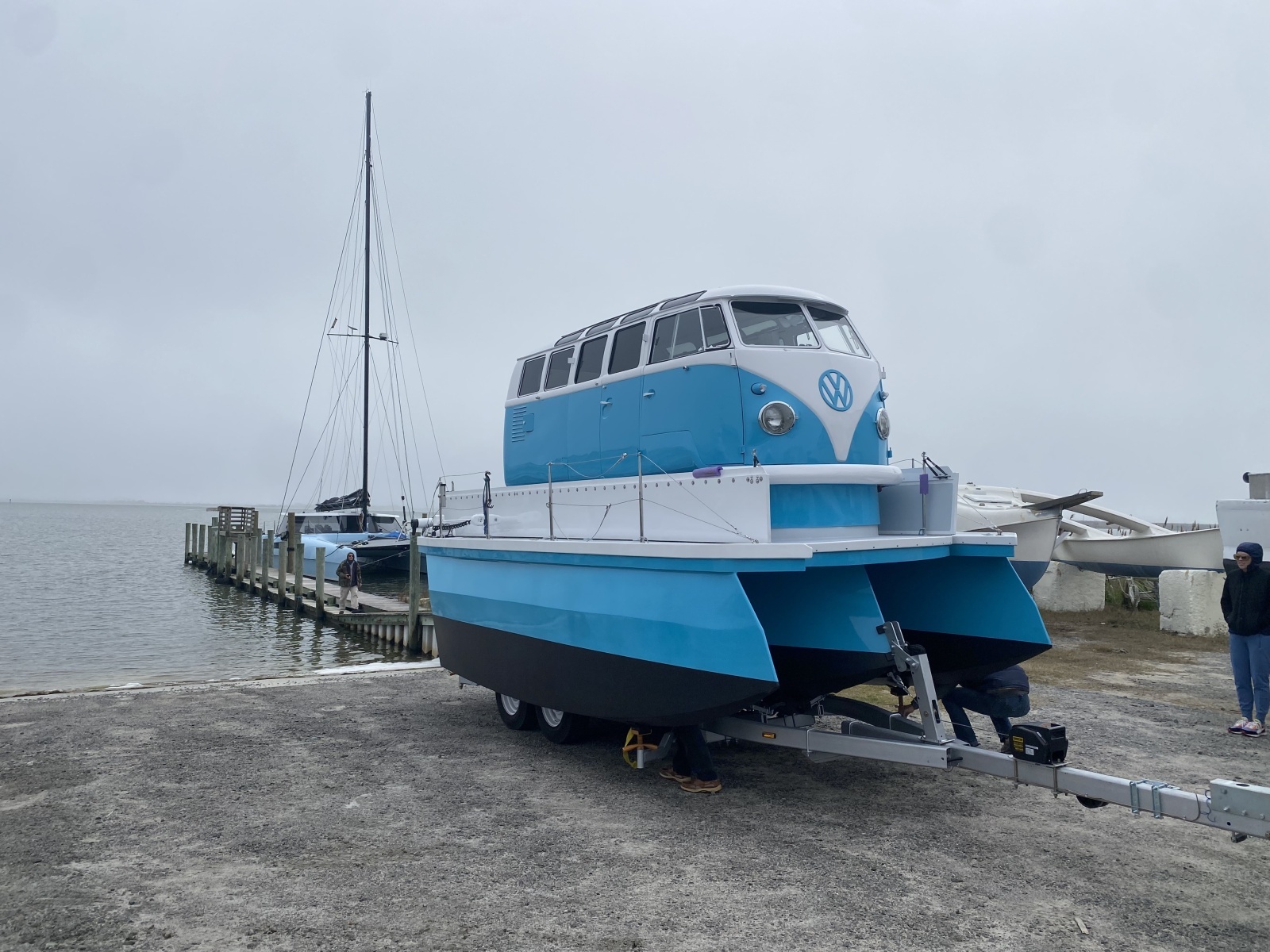 2024 Custom Whitacre Yacht Design VW Bus Tritoon