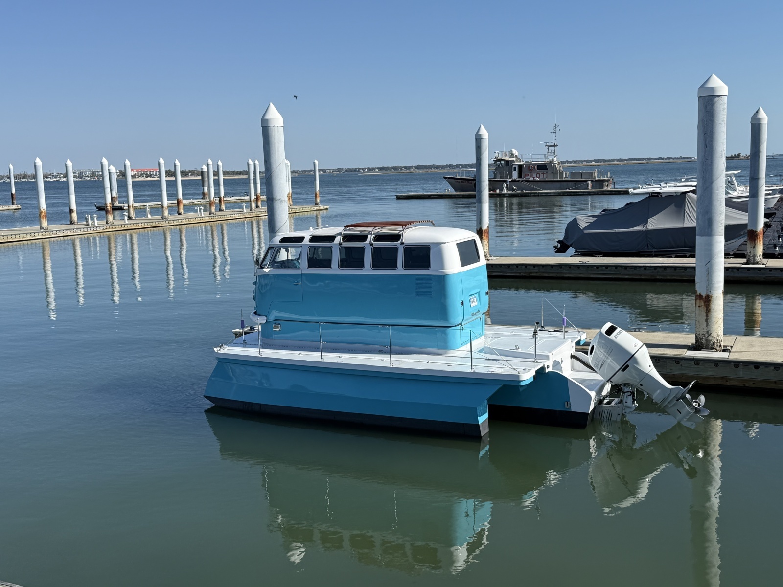 2024 Custom Whitacre Yacht Design VW Bus Tritoon