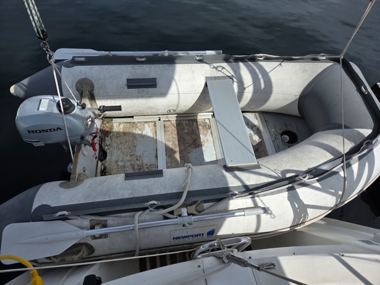 Newsport tender with 2.3hp Honda outboard