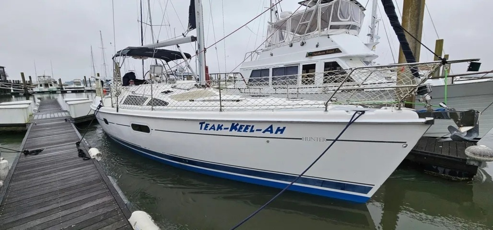 Teak Keel Ah 43ft Hunter Yacht For Sale