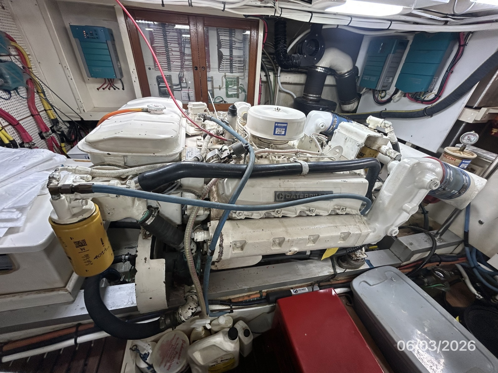 46' Grand Banks starboard main engine