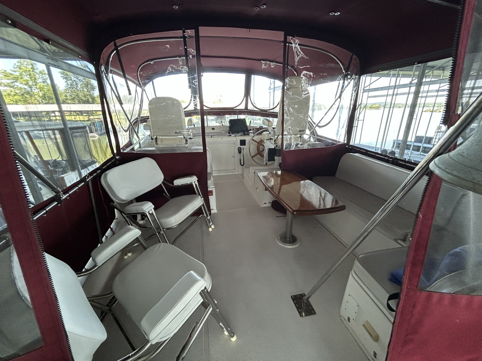 46' Grand Banks flybridge forward1