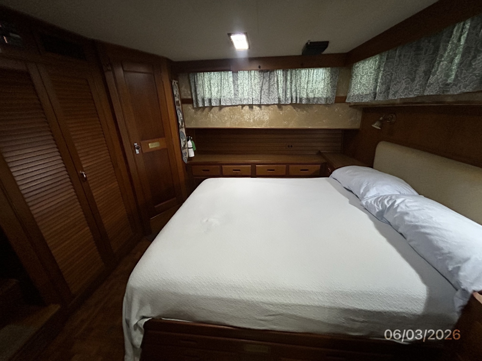 46' Grand Banks master stateroom starboard