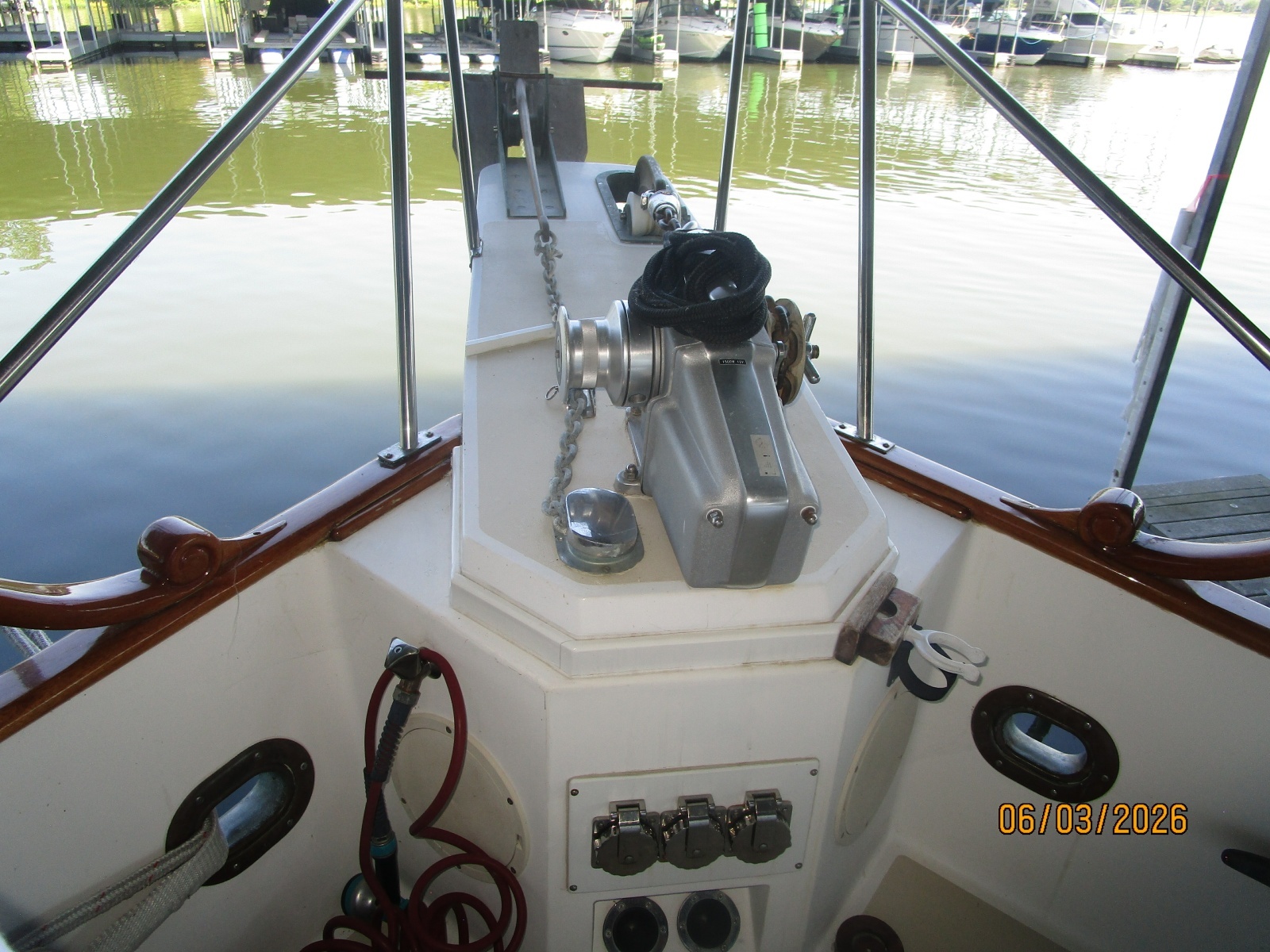 46' Grand Banks anchor windlass3