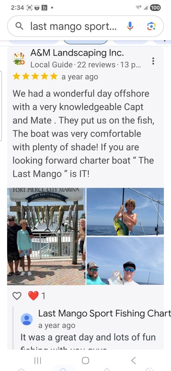 1987 Young Brothers Custom Sport Fish/Charter Business