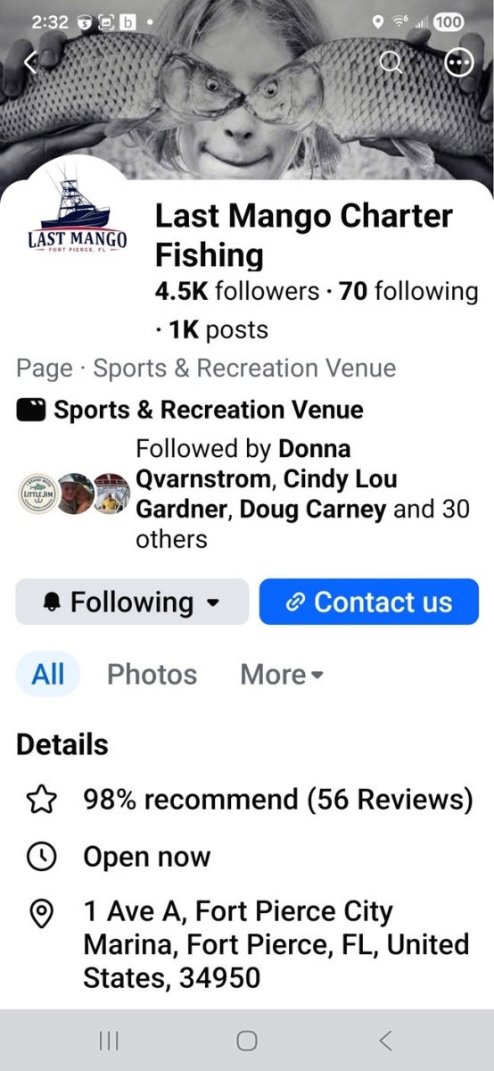 1987 Young Brothers Custom Sport Fish/Charter Business