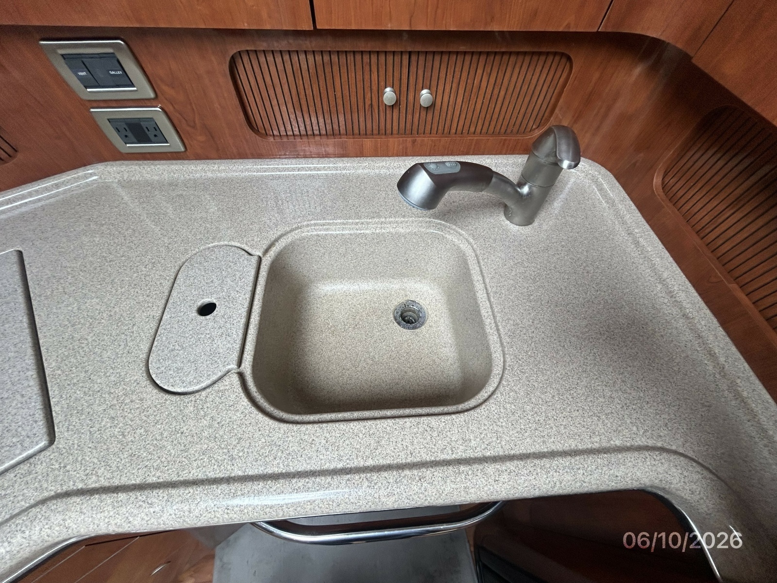 39' Sea Ray galley sink