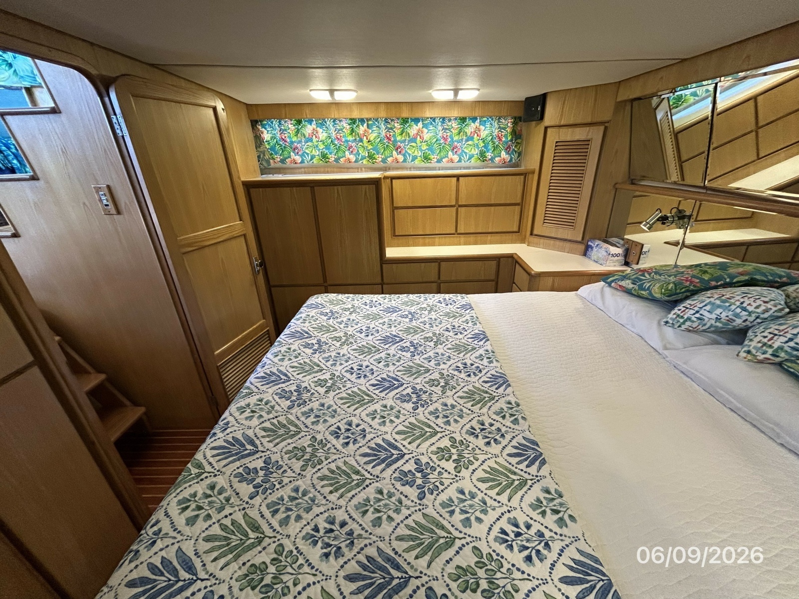 44' High Tech master stateroom starboard