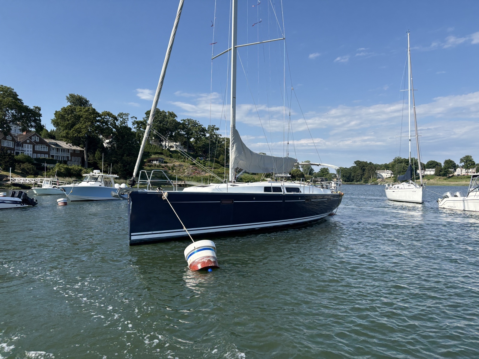 2014 Hanse 415 port forward quarter