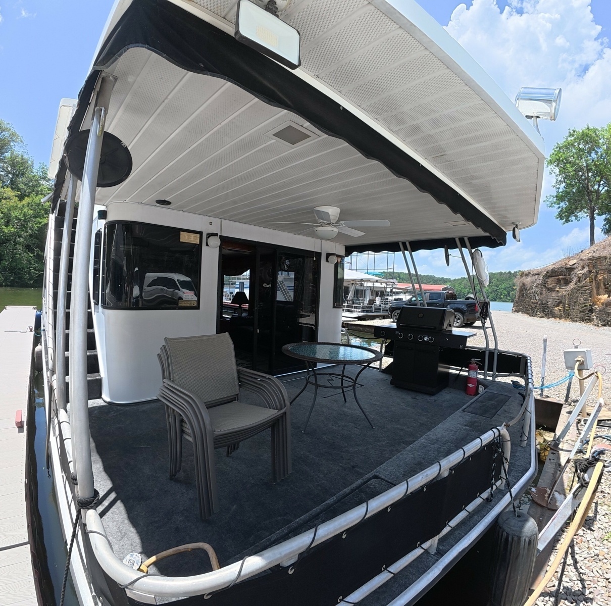 1996 Lakeview 14x56 houseboat