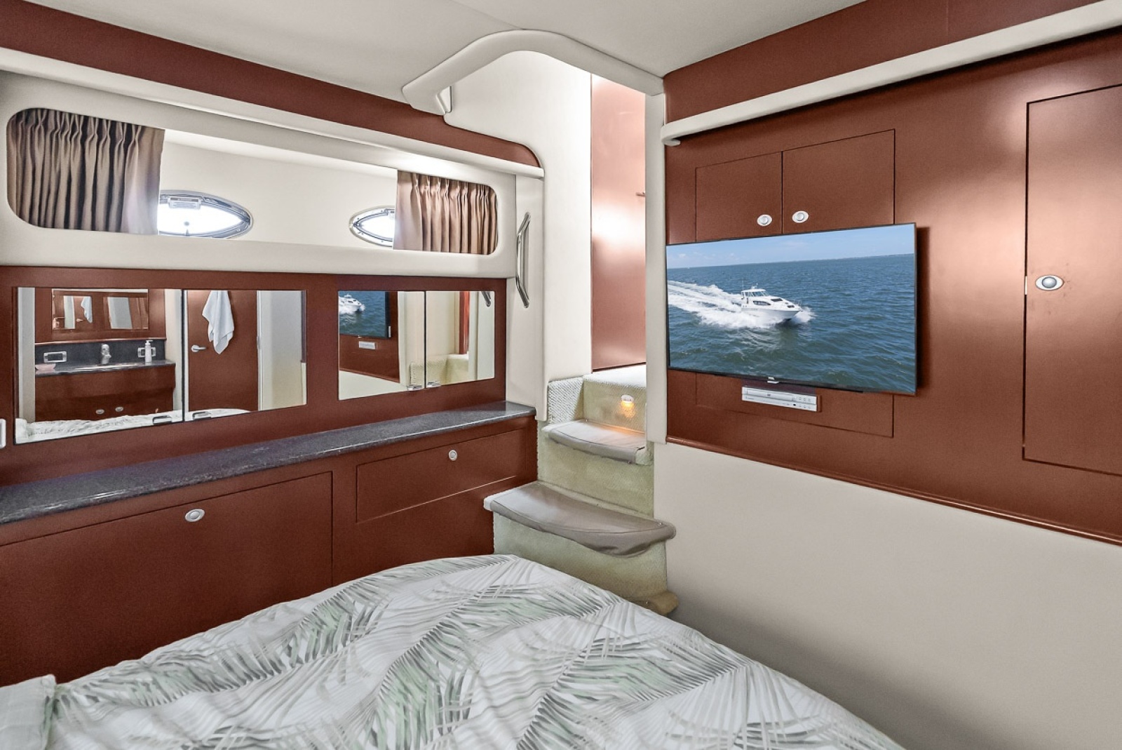 Master Stateroom and TV