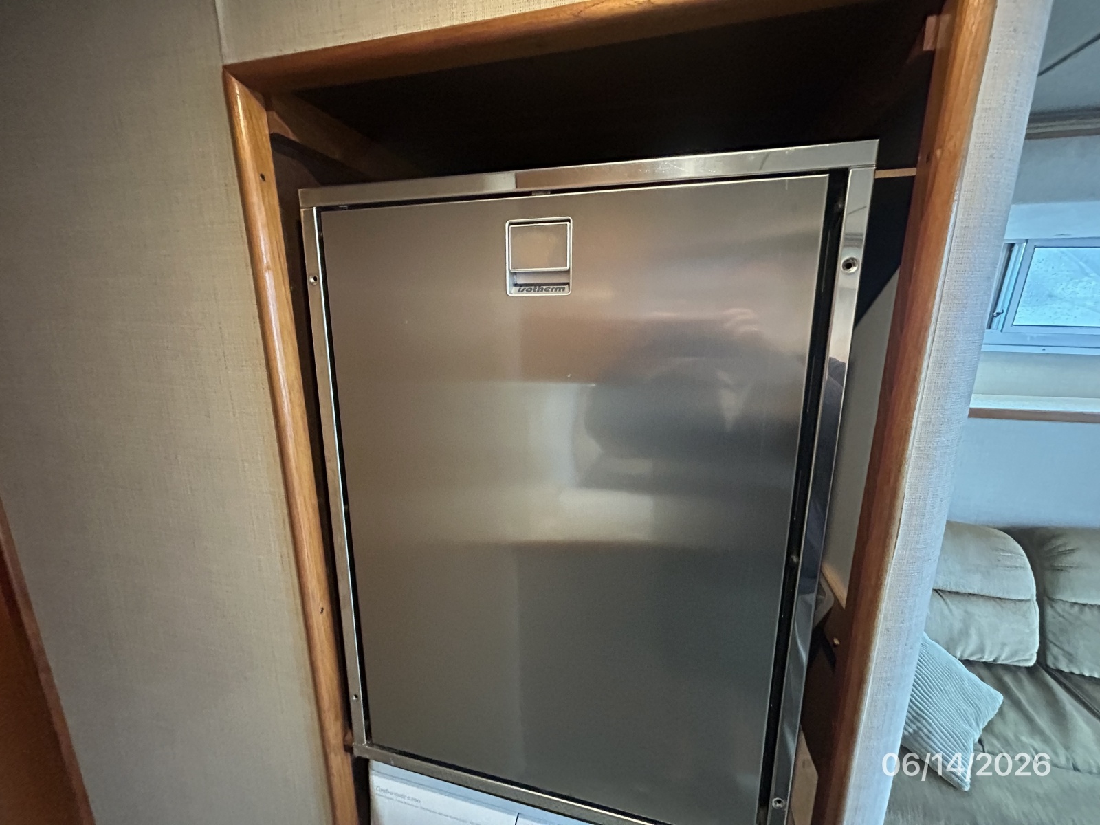 42' Cruisers galley refrigerator-freezer