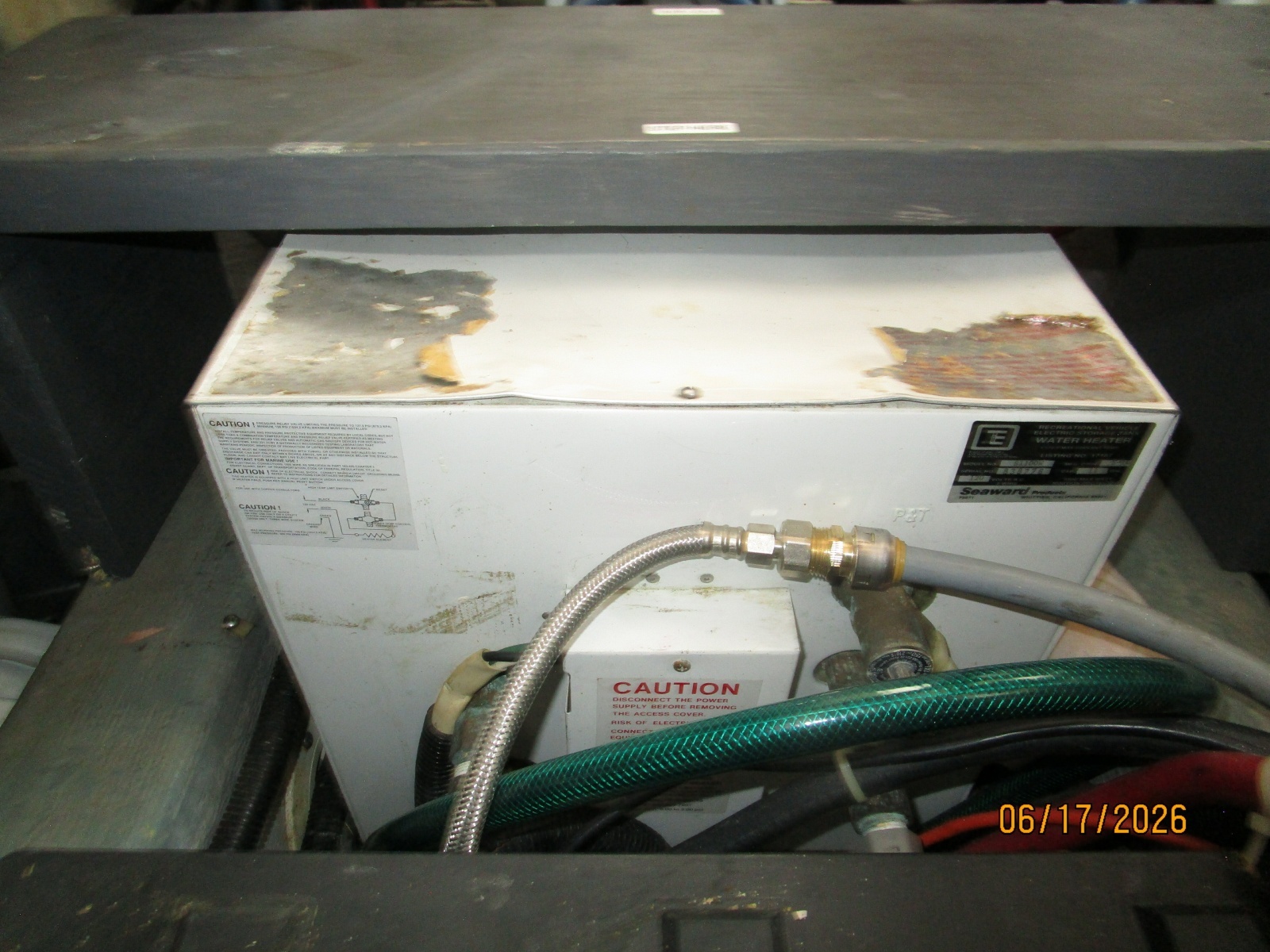 43' Carver water heater