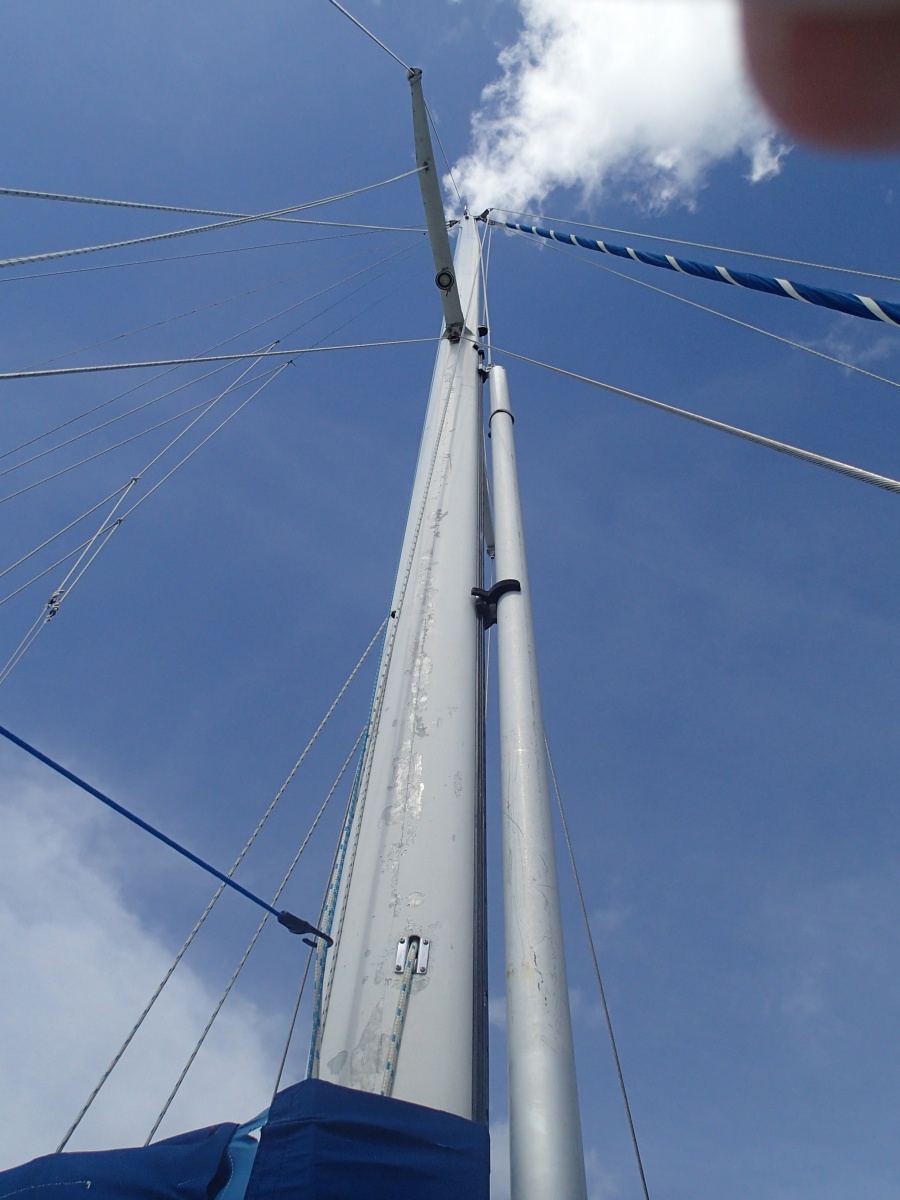 Up the mast