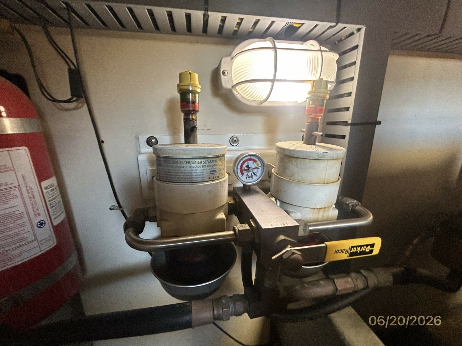 40' Mainship Racor fuel filters
